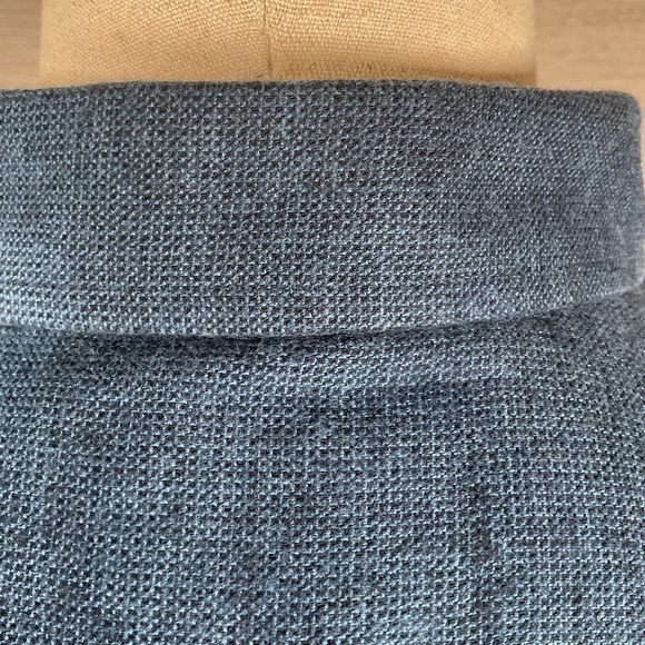 UNTUCKit Veneto Knit Casual Shirt – XL – Dark Blue Textured Cotton - Picture 6 of 14